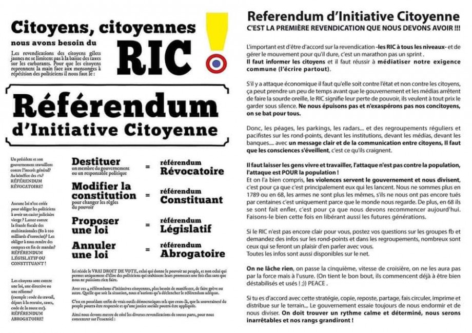 Pour Le Ric Carl Petitionsfr